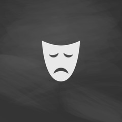 tragedy mask computer symbol