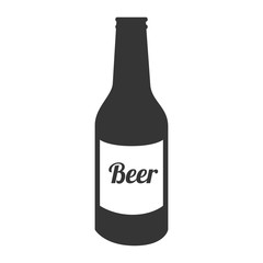 icon bottle beer drink liquid isolated vector illustration eps 10