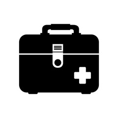 icon first aid kit medical isolated vector illustration eps 10