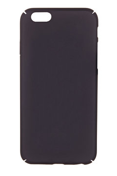 Blank black phone case on a white background