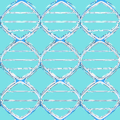 Naklejka premium liquid dna seamless pattern
