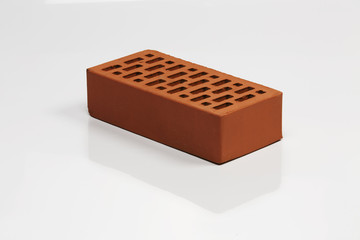 Bricks on white background