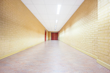 an long corridor