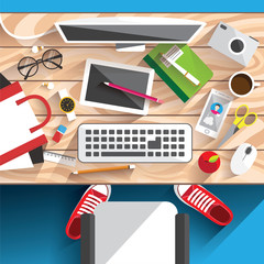 Realistic workplace organization