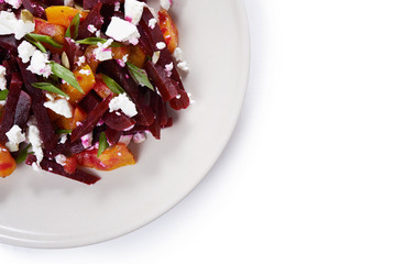 beetroot salad with cheese