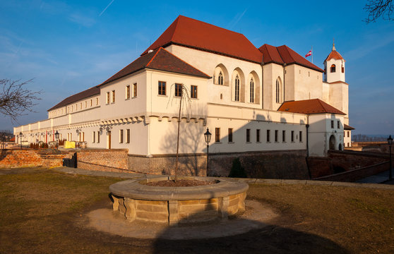 Spilberk castle (fort) in city of Brno, South Moravia region, Czech Republic, middle Europe