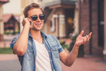 Stylish young man