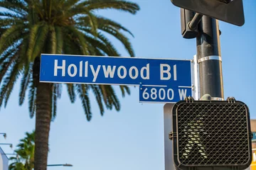 Zelfklevend Fotobehang Hollywood sign in Los Angeles, California © f11photo