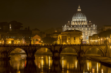 Fototapeta na wymiar Rome By Night