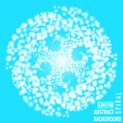 Abstract background spirals