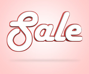 Sale Word Represents Promotion Promo And Offers