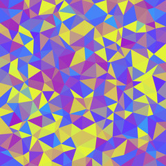 Obraz premium Kaleidoscopic low poly triangle style vector mosaic background