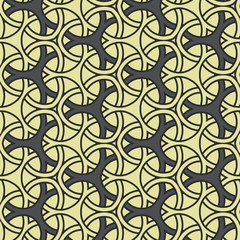 traditional geometric tile seamless pattern