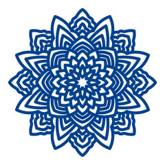 Mandala laser cutting for paper napkins.