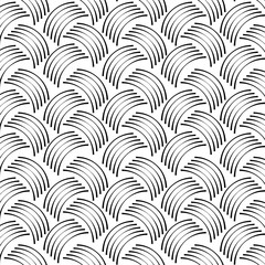 Seamless Pattern elegant black stripes
