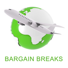 Bargain Breaks Shows Short Holiday 3d Rendering