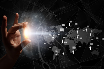 Global connection technologies . Mixed media