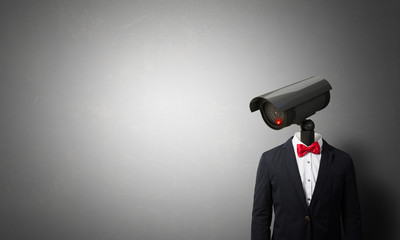 Fototapeta premium Secure your privacy . Mixed media