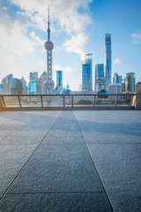 Fototapeta premium Shanghai skyline panorama