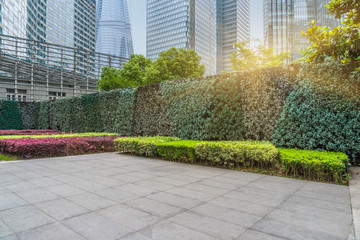 modern building outdoors with green lawn