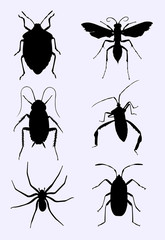 Animal Bugs Silhouette