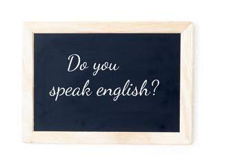 Obraz premium Do you speak english