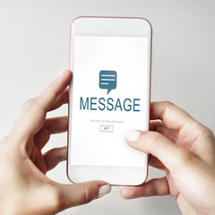 Messenger Social Online Homepage Concept