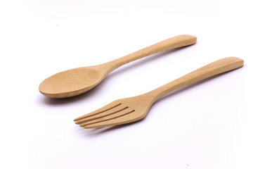 spoon fork wood