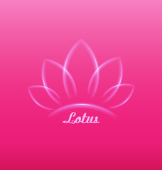 Fototapeta na wymiar Lotus flower background template