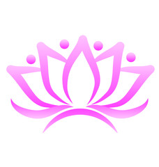 Lotus flower spa business logo vector
