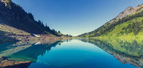 Photo sur Plexiglas Lac / étang Twin lake