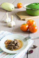 stew chicken hearts