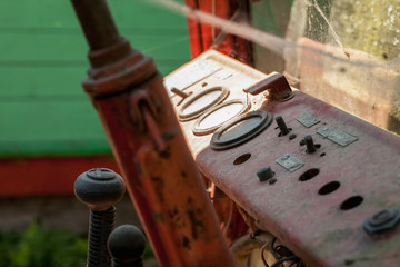 Old metal dashboard