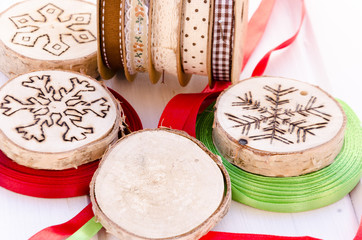Hand-made christmas ornament decoration