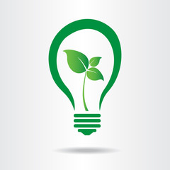 Green eco energy concept.
