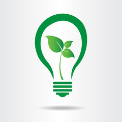 Green eco energy concept.