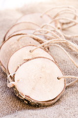 Homemade christmas decoration ready for making ornaments