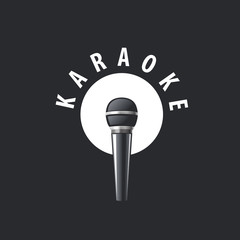 vector logo karaoke