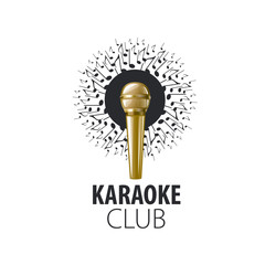 vector logo karaoke