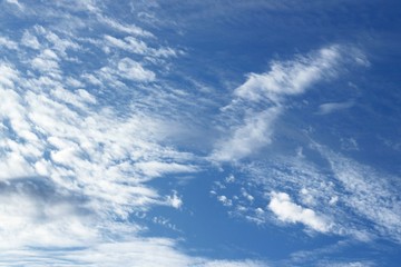blue sky with cloud