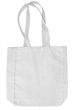 white textile eco bag