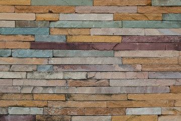 Brick wall colorful abstract background,Texture background