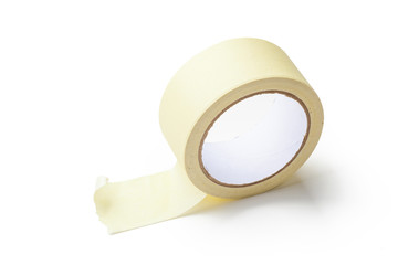 adhesive tape  on white background