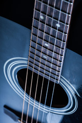 Obraz premium detail of classic guitar