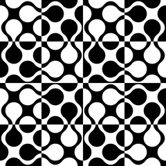 Seamless Curved Shape Pattern