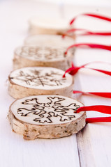 Hand-made christmas ornament decoration