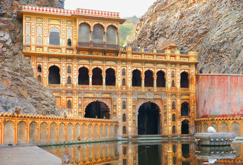 Galta Temple or Galtaji (also known as Monkeys temple) famous Hindu pilgrimage site in Rajasthan.