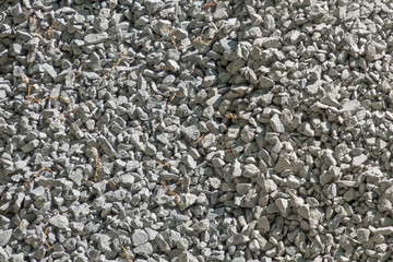 Gray gravel texture, abstract background