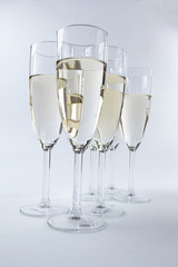 champagne glasses
