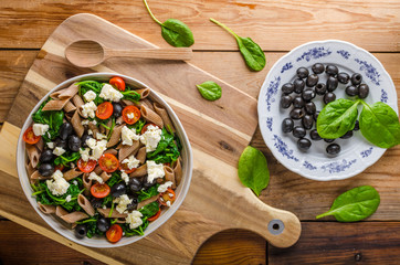 Greek salad with olives